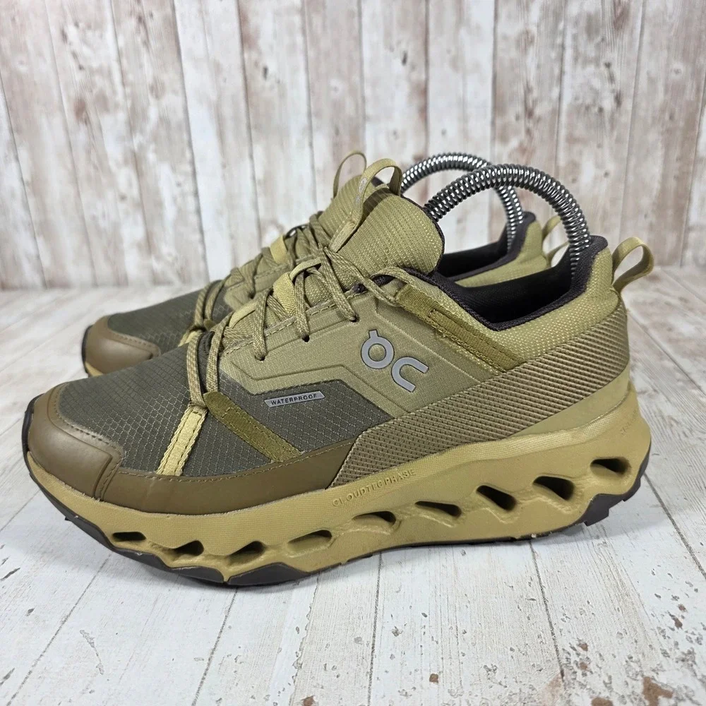 On Running Cloudsurfer Next Waterproof Olive Tan Womens 7 Sneakers 3WE10022310